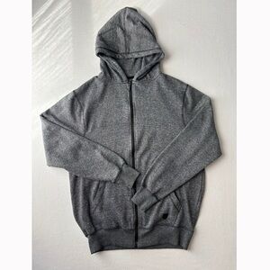 Y2K Vintage Phat Farm Gray Zip Up Hoodie Jacket Men's Size Medium Street Grunge